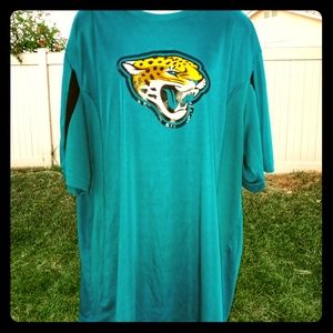 Majestic NFL Jaguars 2XL T Shirt w CoolBase tech